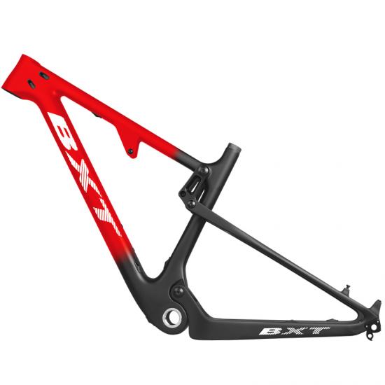 carbon dual suspension mtb frame